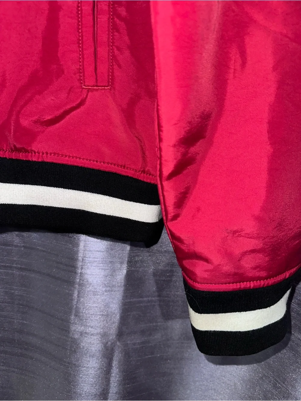 Vintage True Religion Varsity Jacket Size Large Red Varsity Rare Great logo